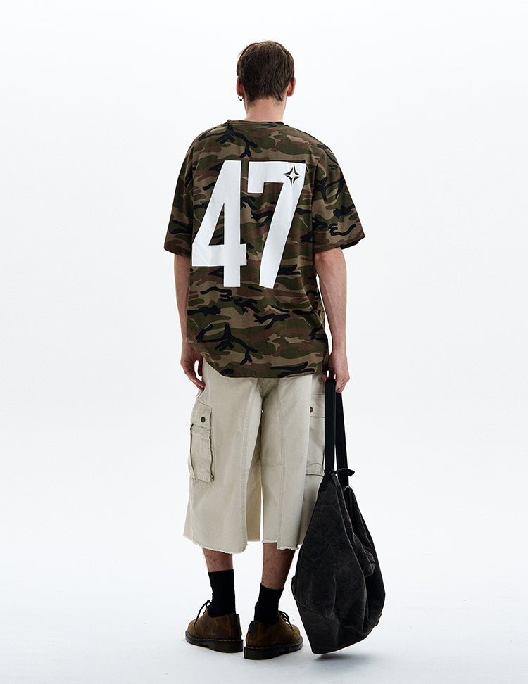 MADWITCH CHCAMO EMBROIDERED TEE #8770