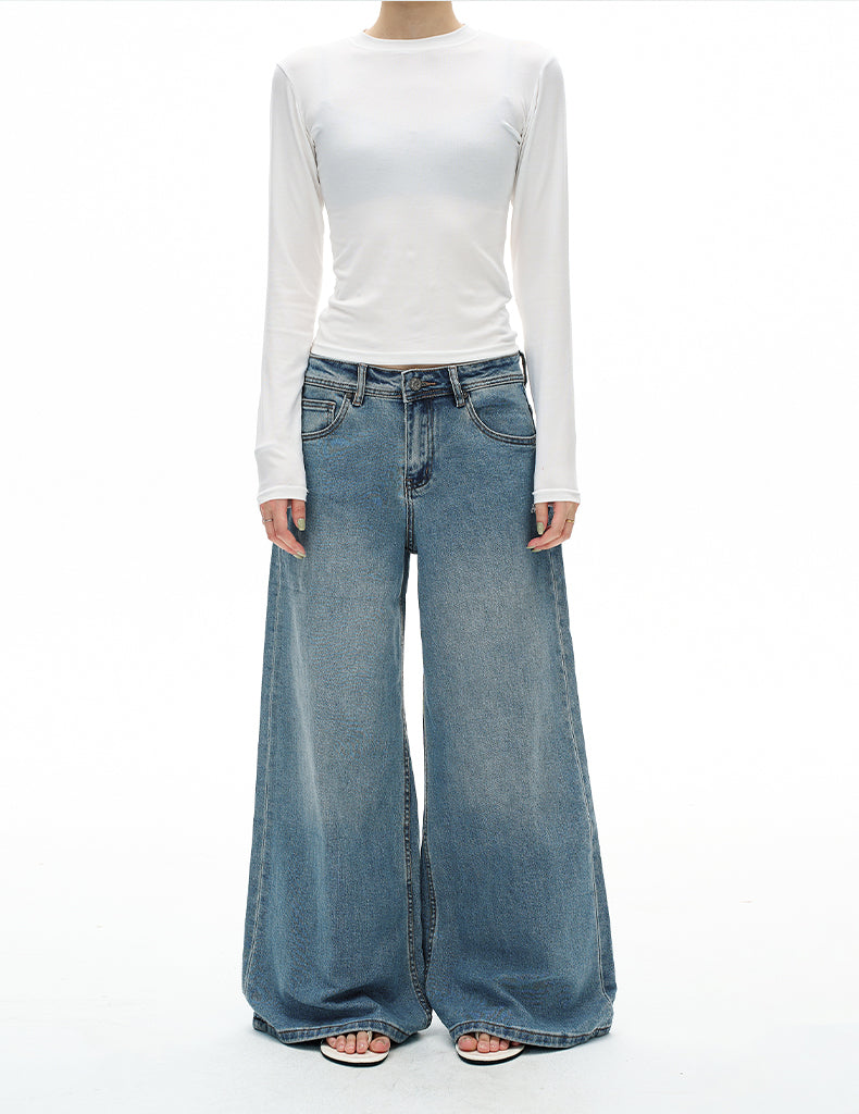 MADWITCH FLARE WASH DENIM #GP5527N