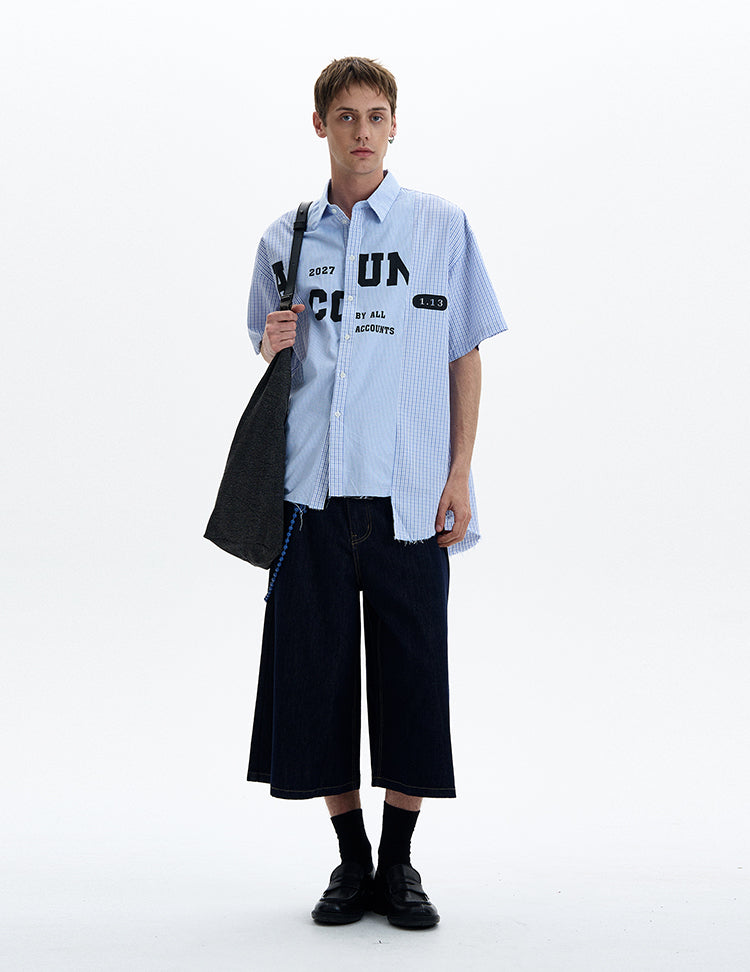 MADWIT RAW EDGE SHIRT #SS328