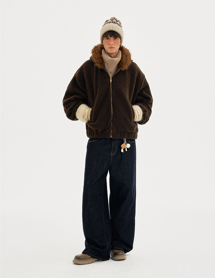 MADWITCH SHEAR HOODED COAT #BBXM026