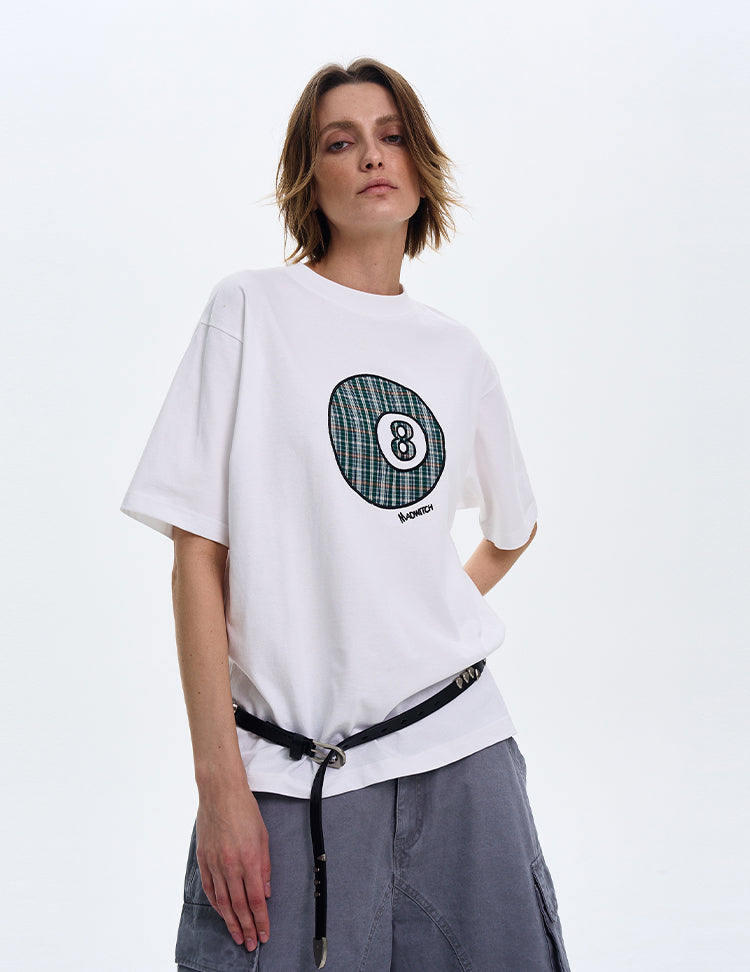MADWITCH VINTAGE PRINT T-SHIRT #MD4111