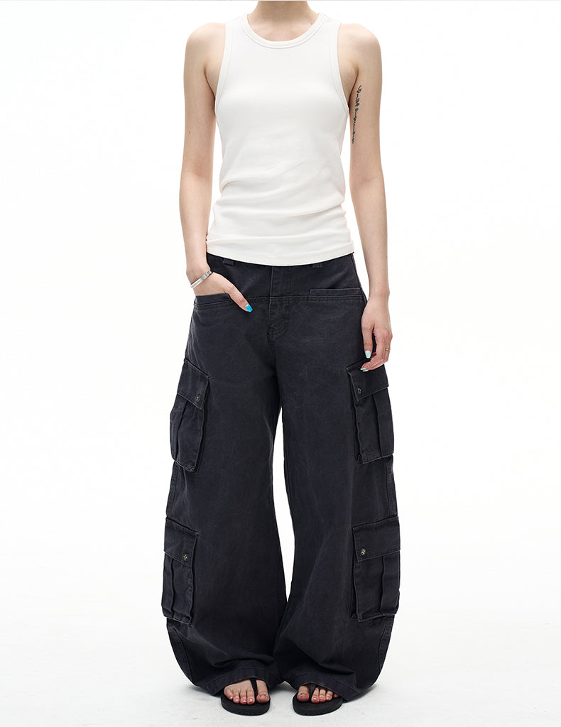 MADWITCH VINTAGE MULTI-POCKET CARGO #L5813