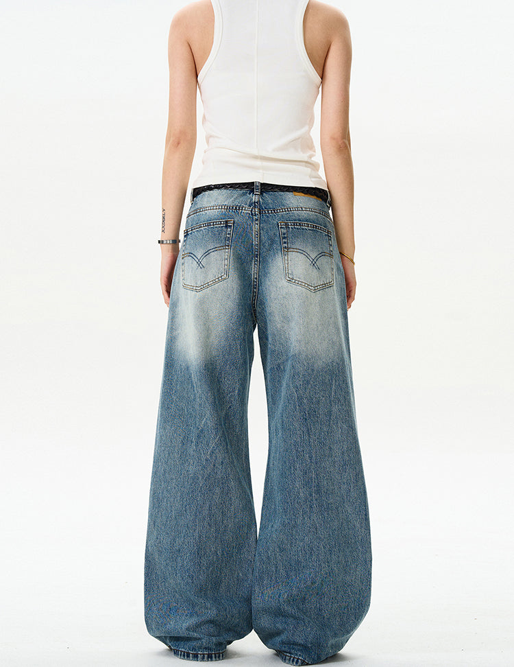 MADWITCH LOOSE WASHED JEANS #CK9375