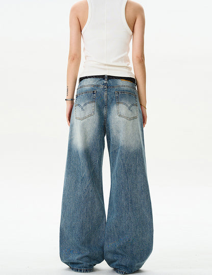 MADWITCH LOOSE WASHED JEANS #CK9375