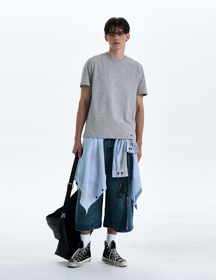 MADWITCH BOXY CREW NECK TEE #RT189