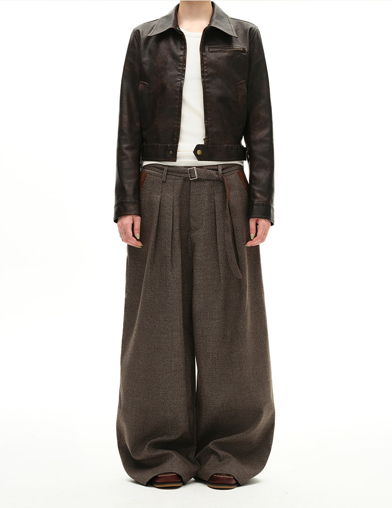 MADWITCH HOUND PLEAT TROUSERS #C933