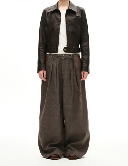 MADWITCH HOUND PLEAT TROUSERS #C933