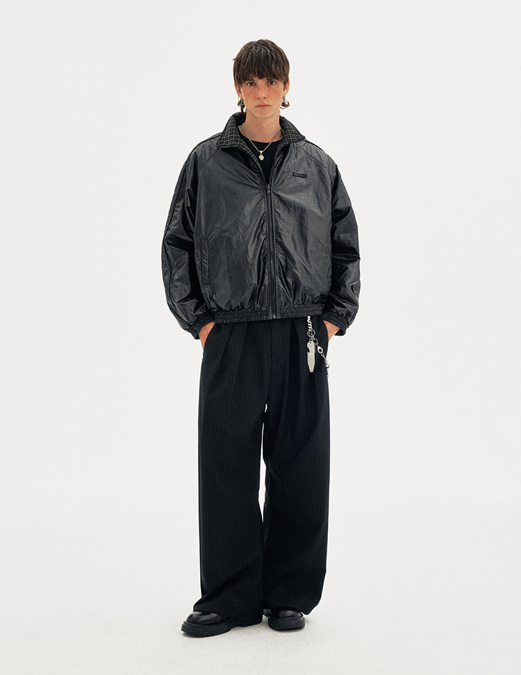 MADWITCH REVERSIBLE CHECK COAT #CW1281
