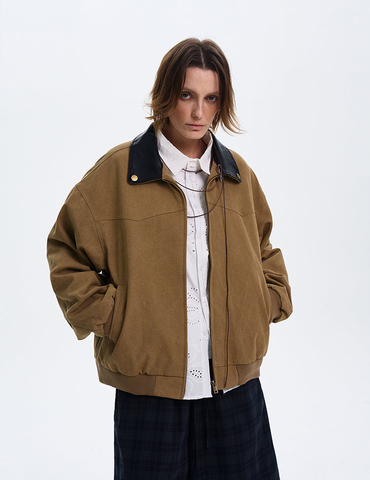 MADWITCH BARN STYLE COLOR-BLOCK JACKET #W218