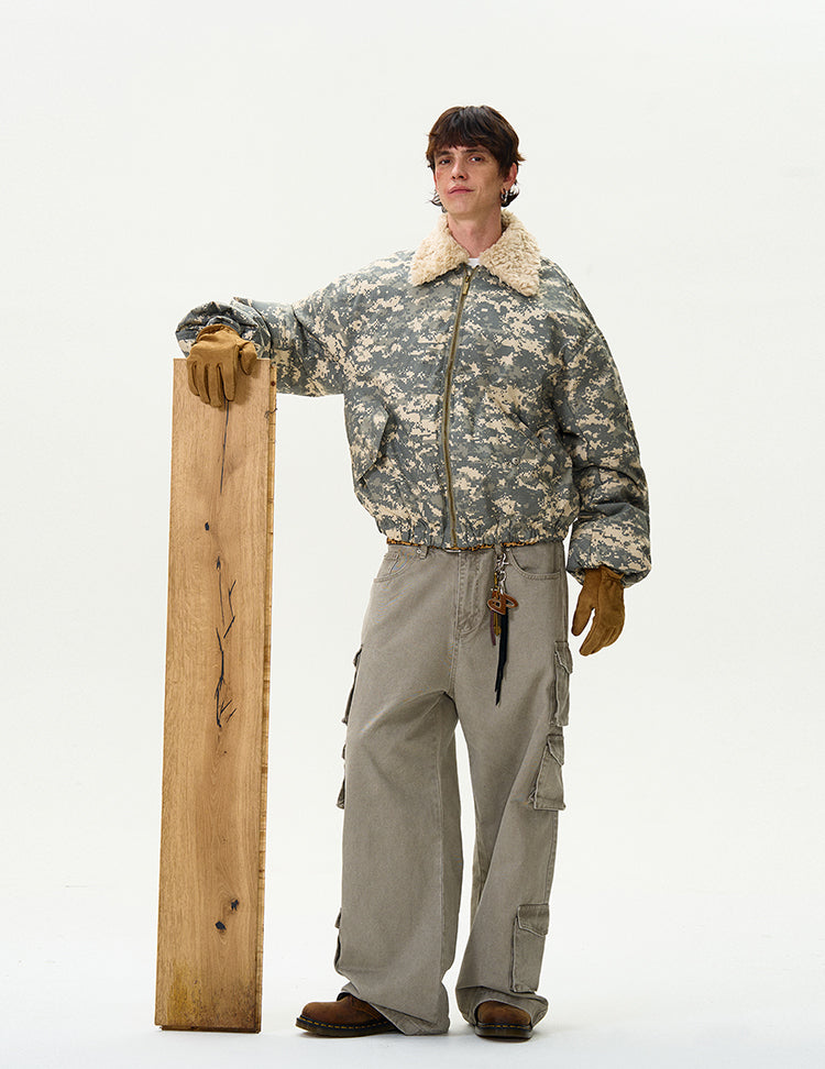 MADWITCH CAMOFLAGE BOMBER JACKET #0194