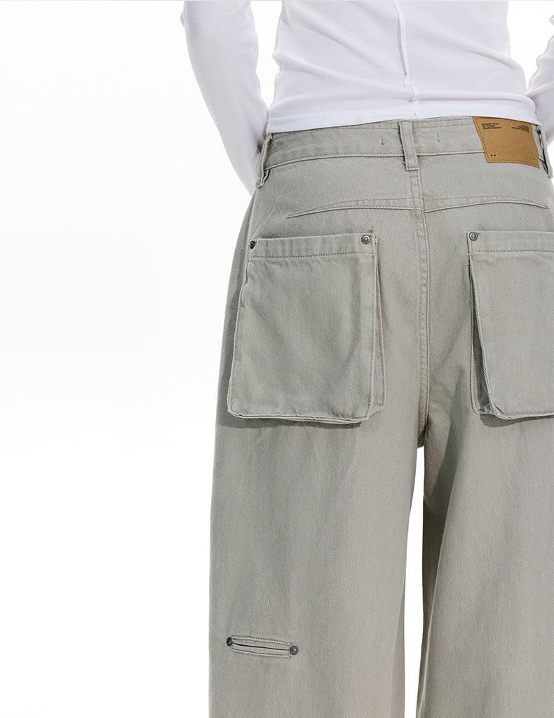 MADWITCH DECONSTRUCTED RELAXED FIT JEANS #CK3599