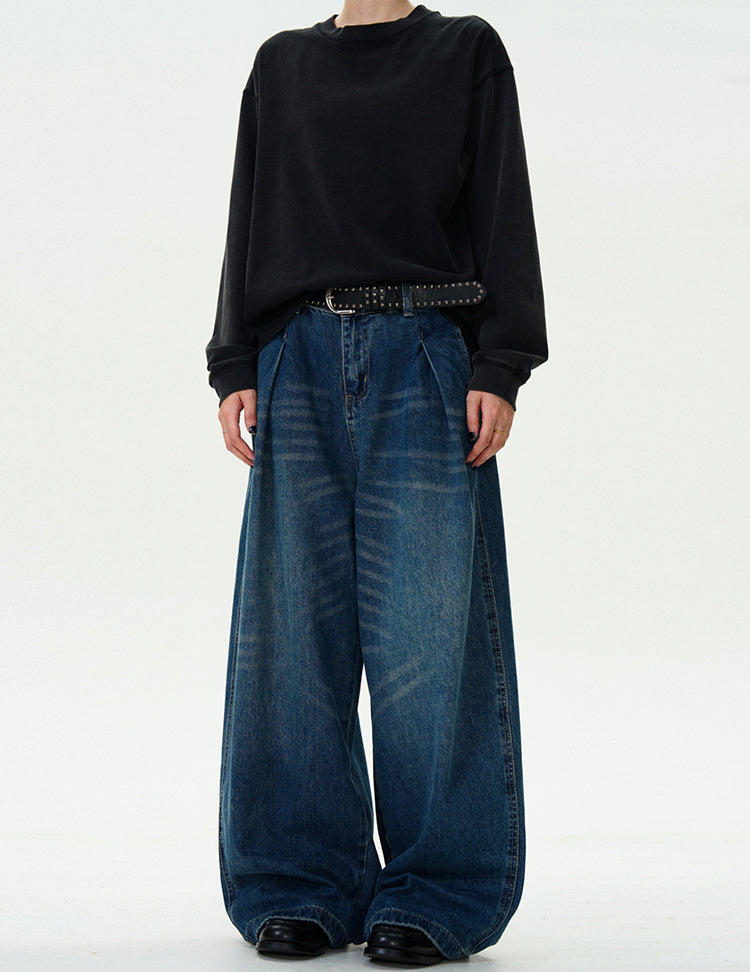 MADWITCH VINTAGE LOOSE-FIT JEANS #NB97