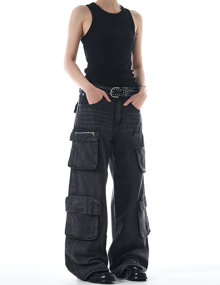 MADWITCH HIGH-STREET HEAVY-DUTY WORK PANTS #F9039