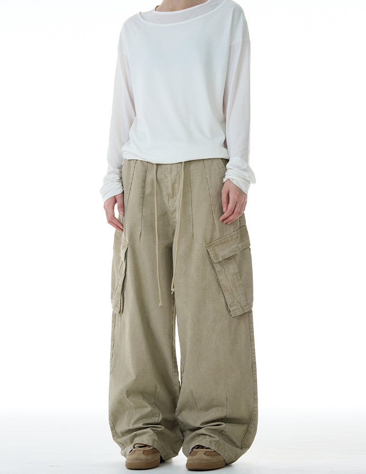 MADWITCH MULTI-POCKET CARGO PANTS #CK6616