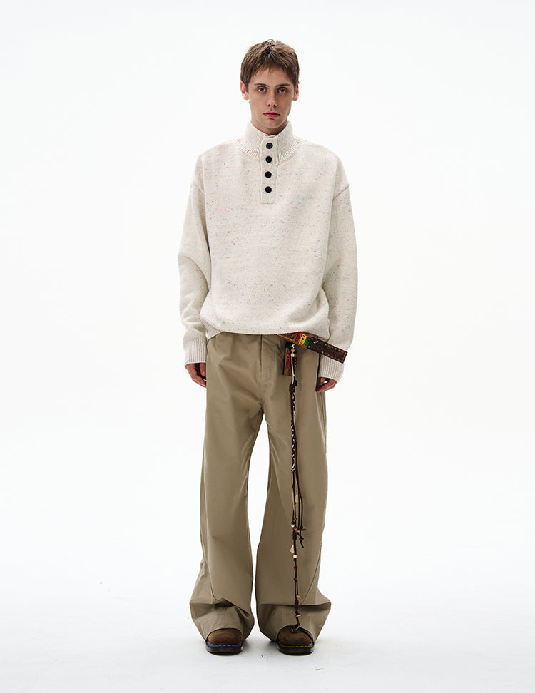MADWITCH UNISEX TURTLENECK KNIT SWEATER #AB1093