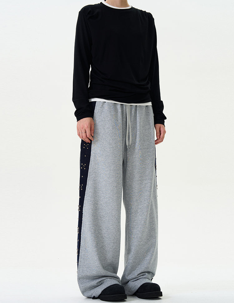 MADWITCH STRIPED CASUAL PANTS #CK6598