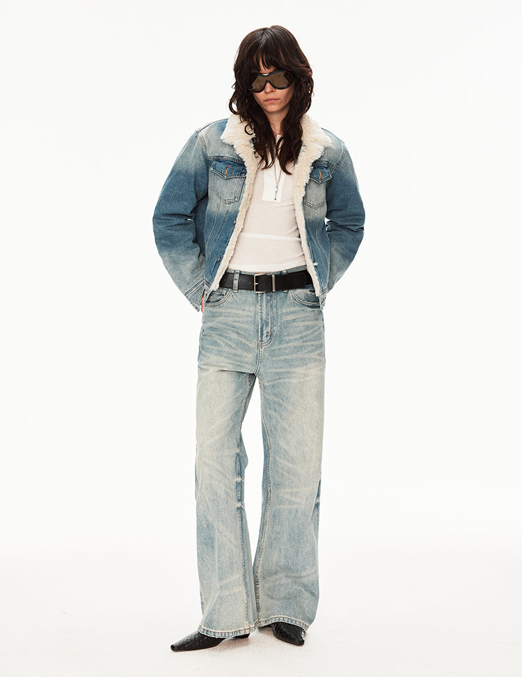 MADWITCH WASHED DENIM JACKET #DY3013