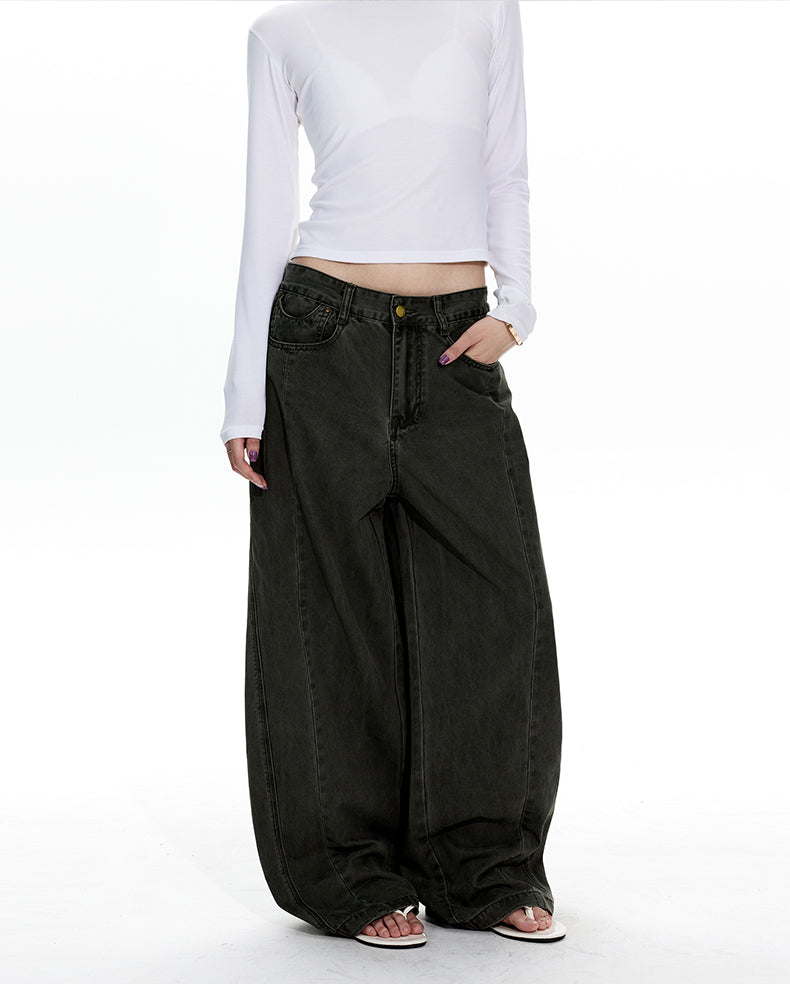 MADWITCH DECONSTRUCTED VINTAGE WORKWEAR JEANS #CK3590