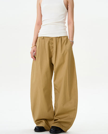 MADWITCH BUTTON-FLY BAGGY CASUAL PANTS #CK6613