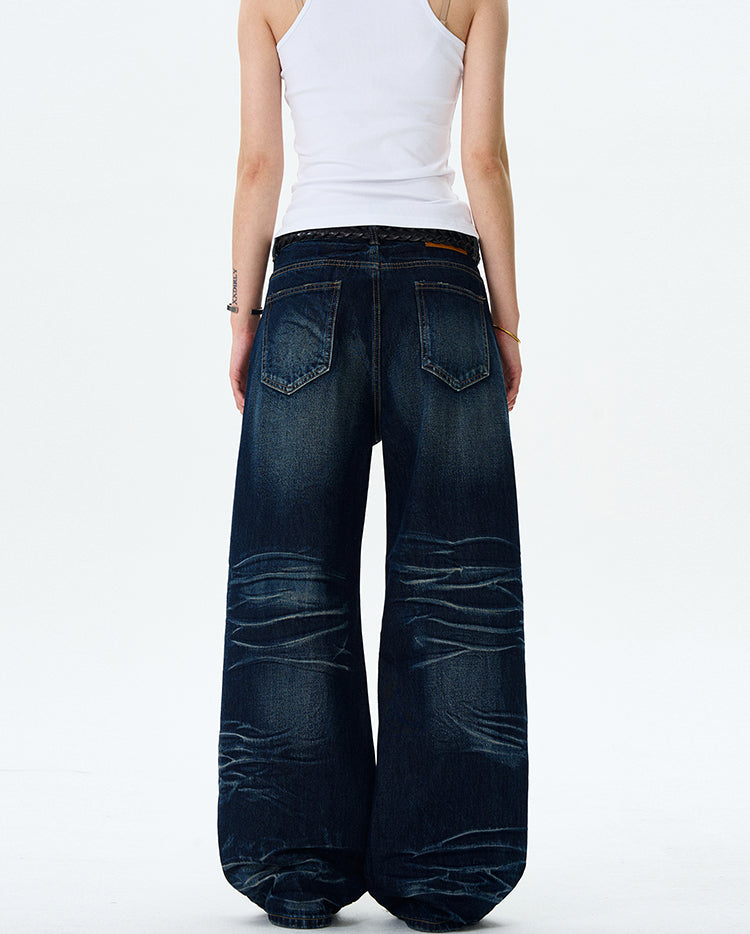 MADWITCH RUCHED HIGH-STREET JEANS #25176