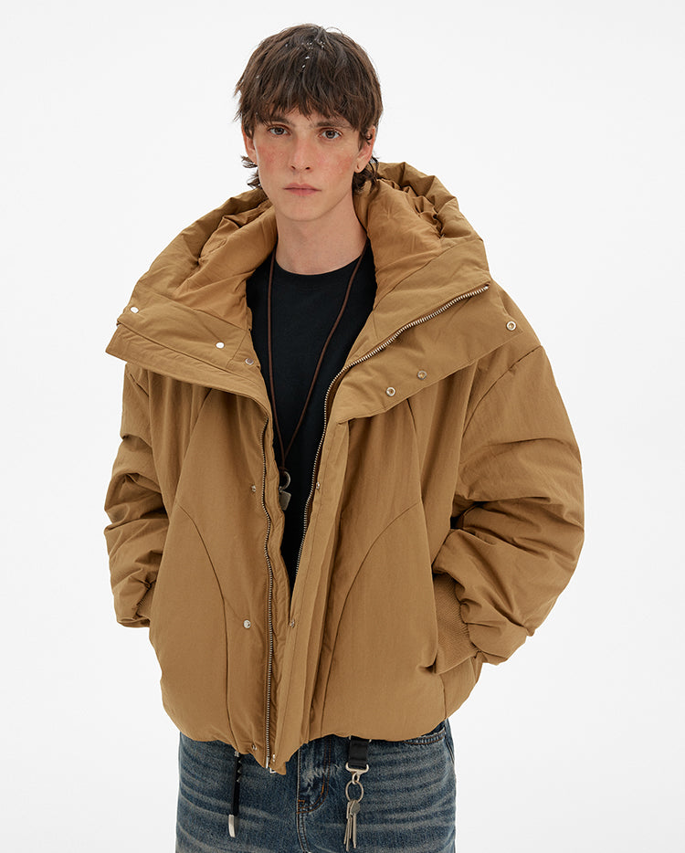 MADWITCH DECONSTRUCTED HOODED DOWN JACKET #N1715