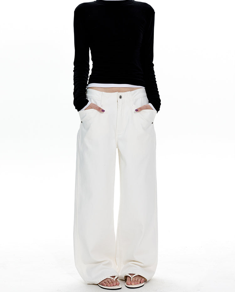 MADWITCH CLEAN FIT STRAIGHT LEG JEANS #CK3561