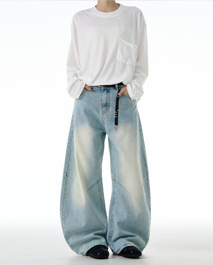 MADWITCH DRAPE WASHED DENIM #CK9615