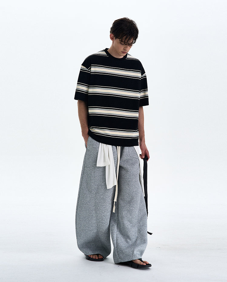 MADWITCH STRIPED SHORT SLEEVE SHIRT #27325