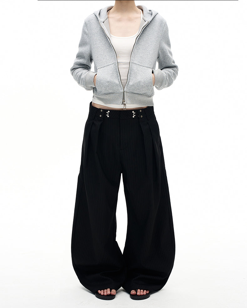 MADWITCH VINTAGE STRIPED WIDE PANTS #CK6857