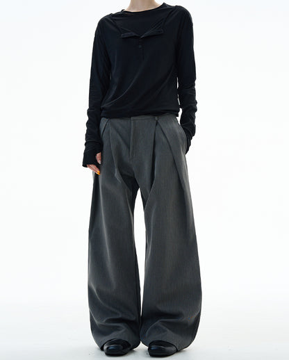 MADWITCH UNISEX WIDE LEG STRAIGHT DRESS PANTS #C915