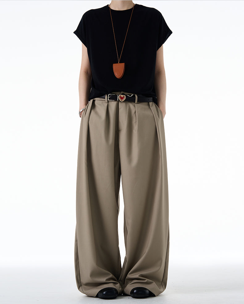 MADWITCH TAILORED DRAPED TROUSERS #C893