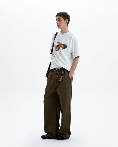 MADWIT VINTAGE GRAPHIC TEE #25081