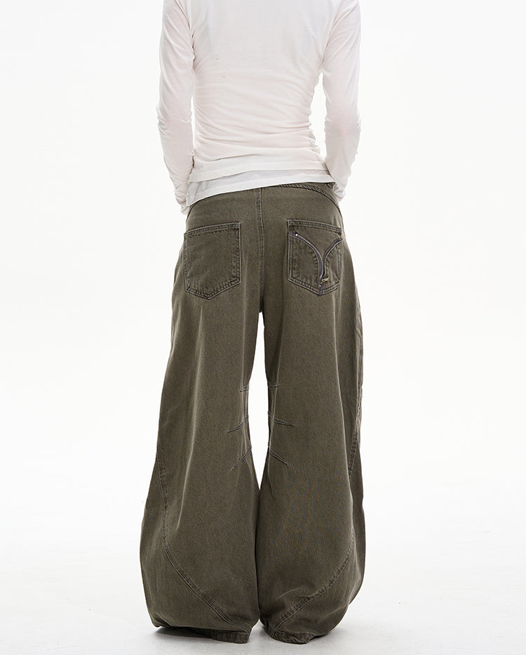 MADWITCH GRUNGE SLUNG JEANS #G6890