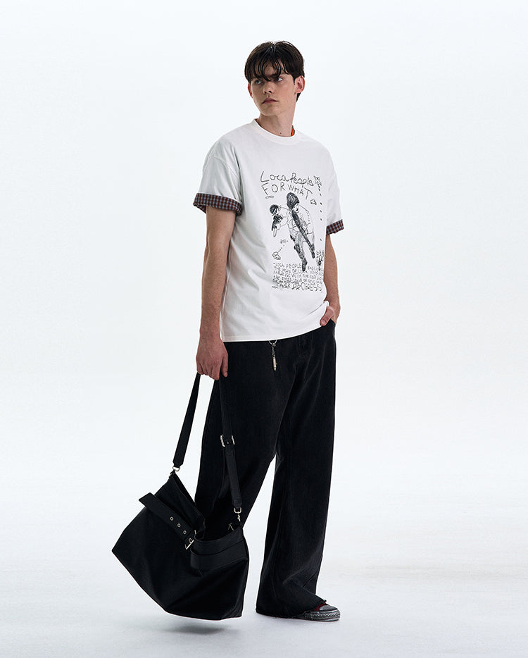 MADWITCH GRAFFITI PRINT TEE #T9503