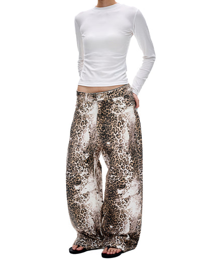 MADWITCH ARTISAN ANIMAL PRINT DENIM #DR6996