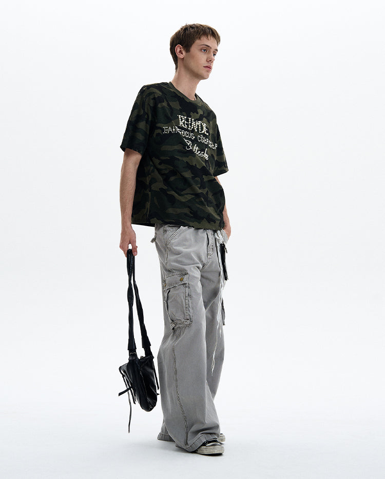 MADWITCH PEARL STUD TEE #L954