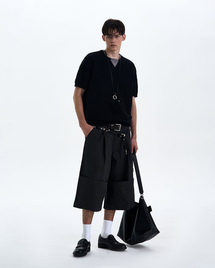 MADWITCH CLEANFIT V-NECK SHORT SLEEVE TEE #RS8358