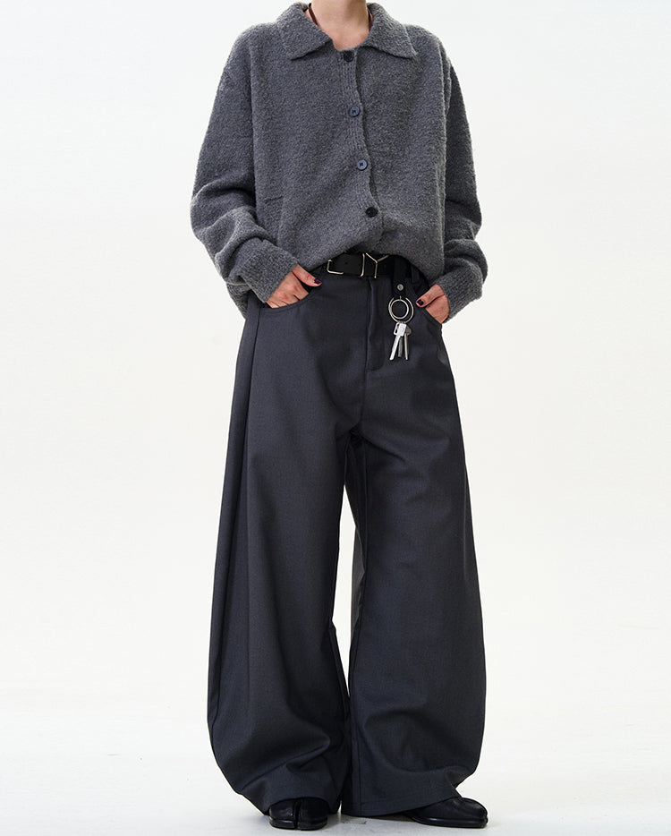 MADWITCH BLADE-CUT RELAXED TROUSERS #NR7182