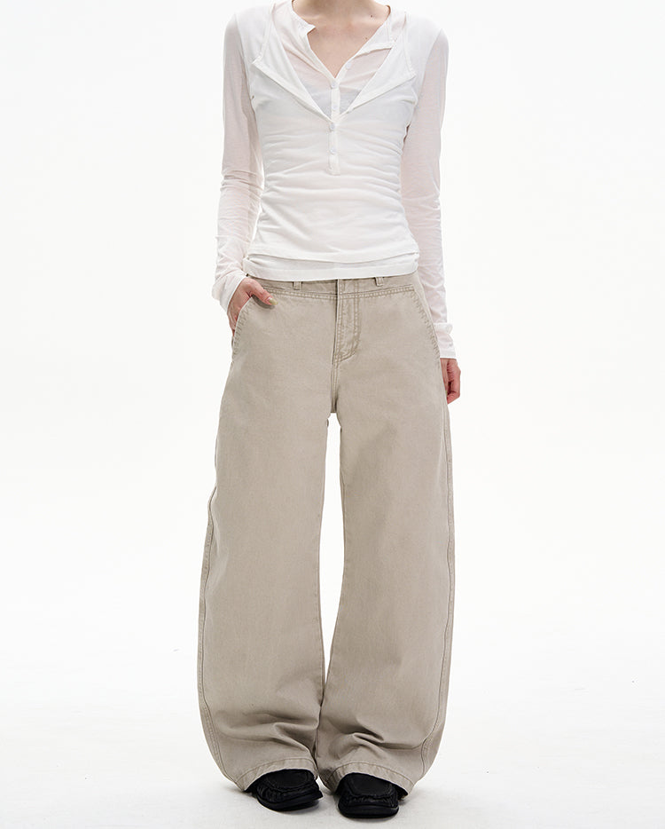 MADWITCH CLEAN SLUNG TROUSERS #CK3573