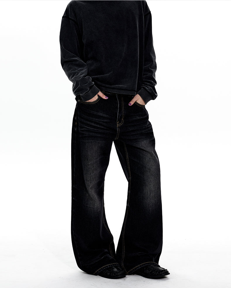 MADWITCH NARROW WASH FLARE JEANS #6118