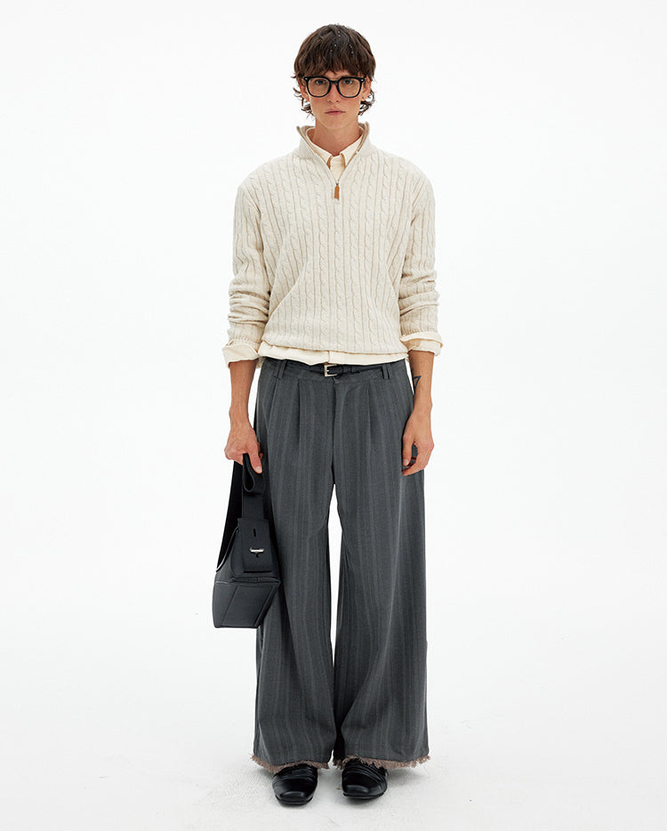 MADWITCH RETRO CABLE KNIT SWEATER #3009