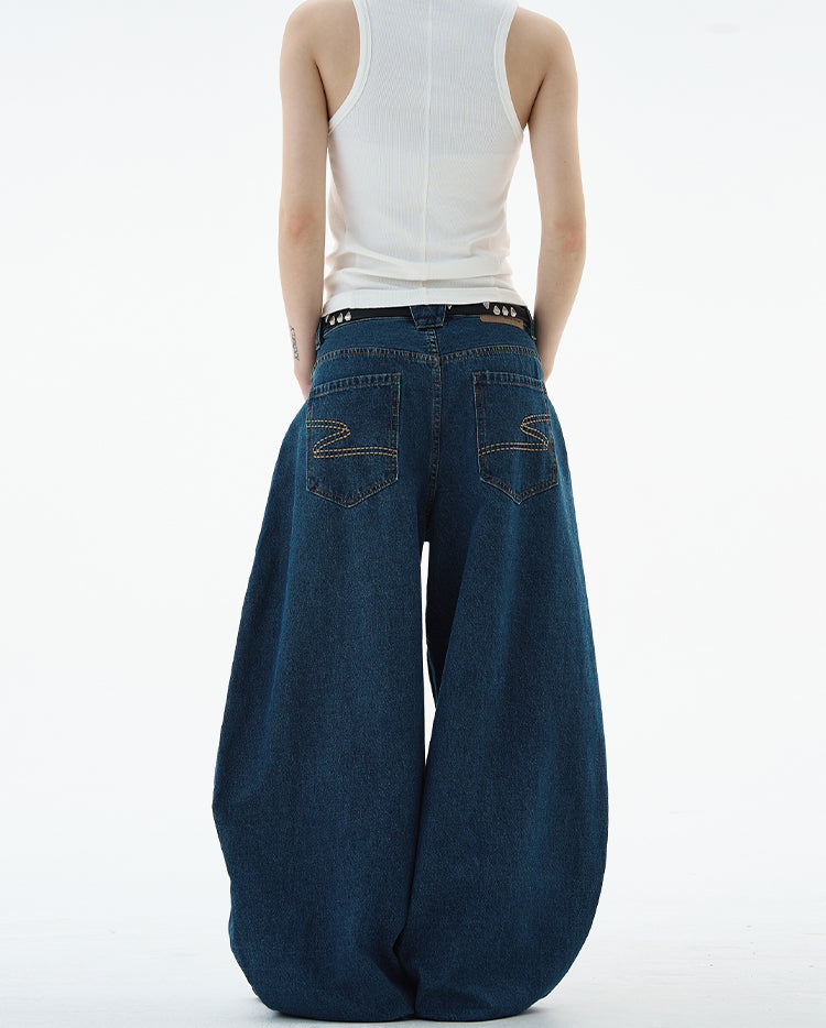 MADWITCH VERSATILE WIDE LEG JEANS #G6875