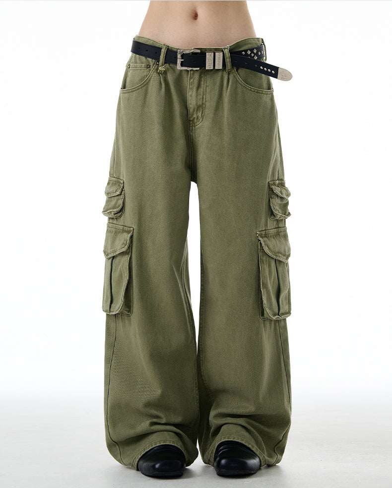 MADWITCH MULTI-POCKET CARGO PANTS #CK3397