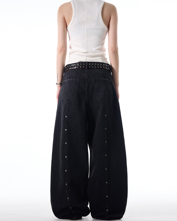 MADWITCH STUDDED HIGH-STREET JEANS #CK9516