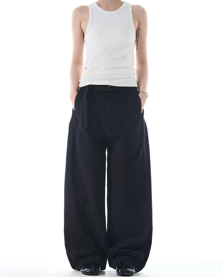 MADWITCH STRAIGHT LEG LONG WAISTBAND WORK PANTS #G6636