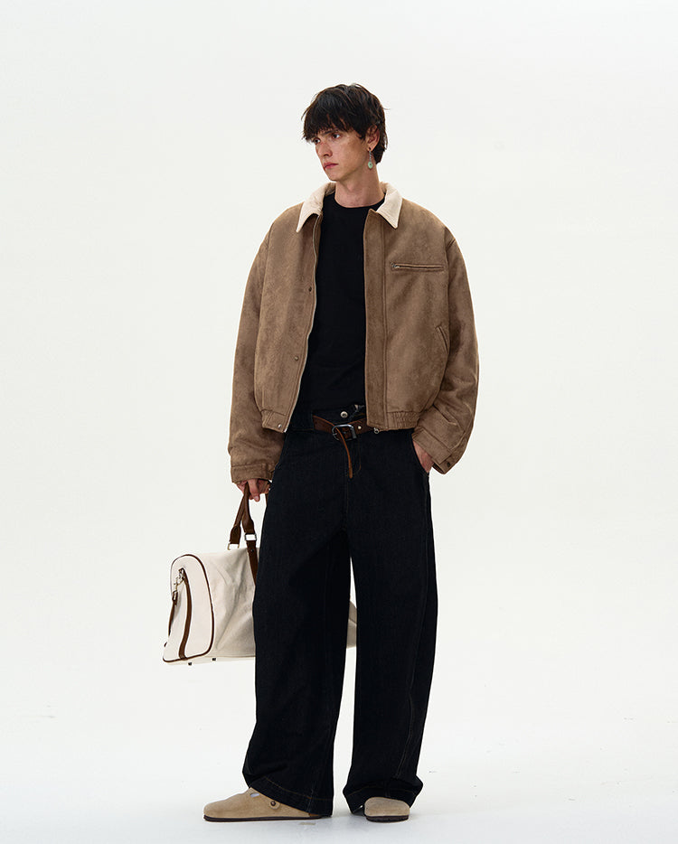 MADWITCH LEATHER PADDED COTTON JACKET #RW129