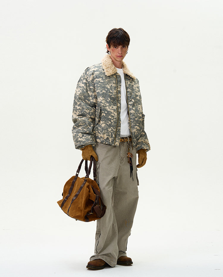 MADWITCH CAMOFLAGE BOMBER JACKET #0194