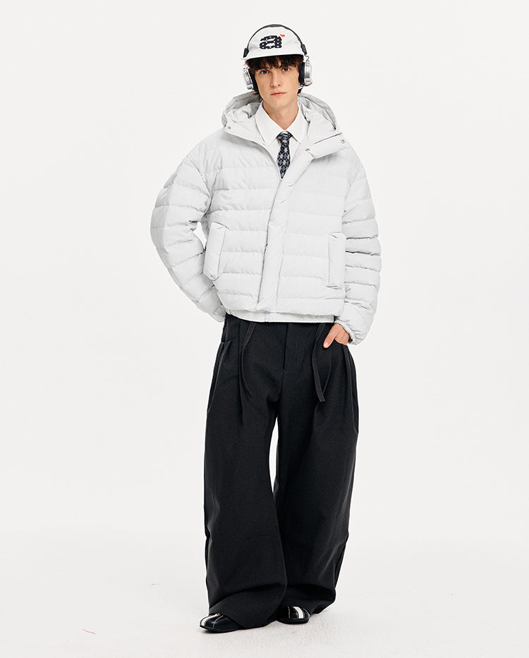 MADWITCH QUILTED HOODED DOWN JACKET #880651