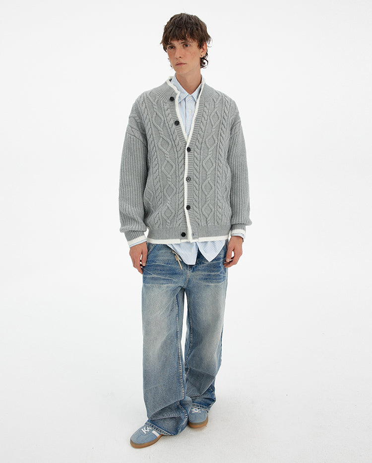 MADWITCH TWIST PREP CARDIGAN #M1051