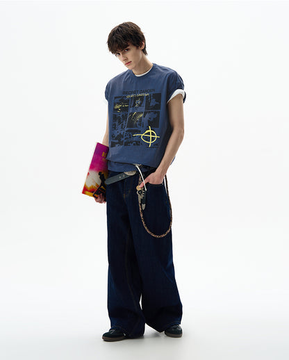 MADWITCH URBAN PRINTED TSHIRT #22640C25